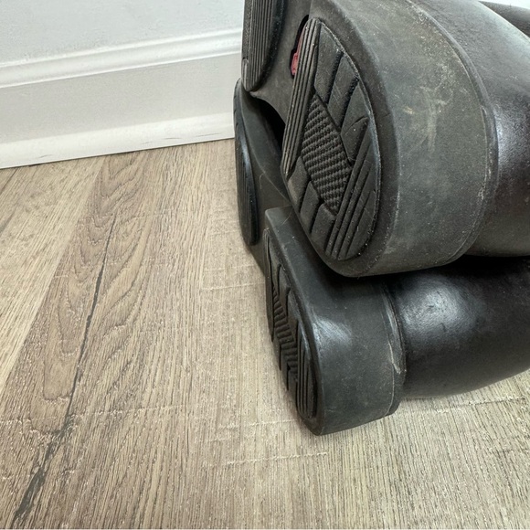 Justin Work Boots Brown Leather 760 Lace Up Size 8 Made in USA Round Toe - Picture 8 of 12